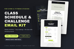 Fitness Studio Email Kit