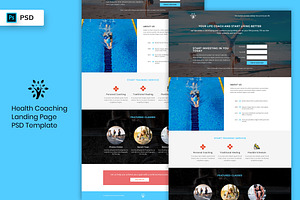 Health Coaching Landing Page Templat