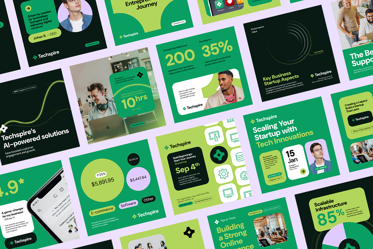 Business Startup Company Instagram, a Social Media Template by Louds Studio (Photo 5 of 5)