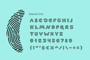 OldStamp Fingerprint Style Font