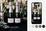 Label Mockup Mini Champagne Bottle, a Product Mockup by Serenefeeling (Thumbnail 5 of 6)