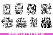 Yoga Bundle, Yoga SVG Bundle, an Illustration by ZoomkSVG (Thumbnail 2 of 7)