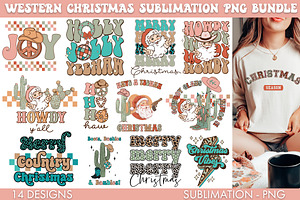 Western Christmas Bundle PNG