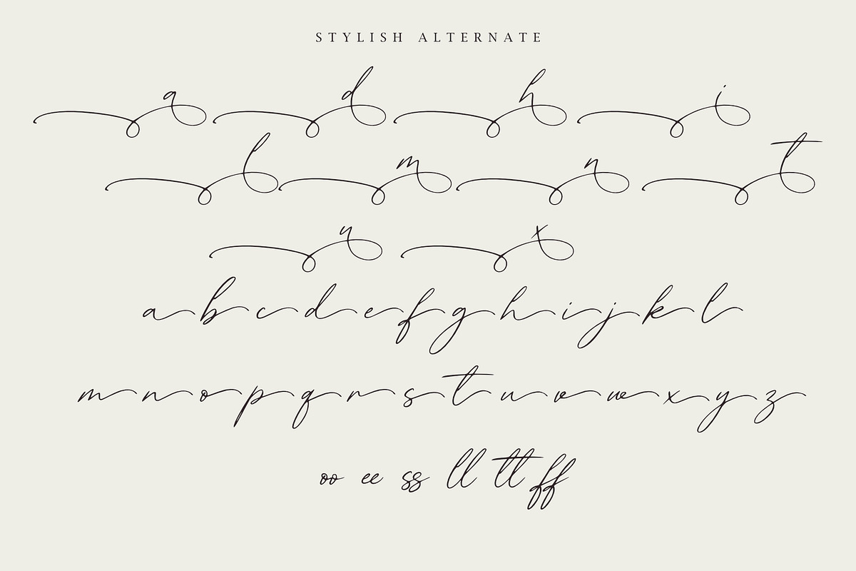 Mabriella - Stylish Signature Script, a Script Font by Sealoung (Photo 9 of 10)