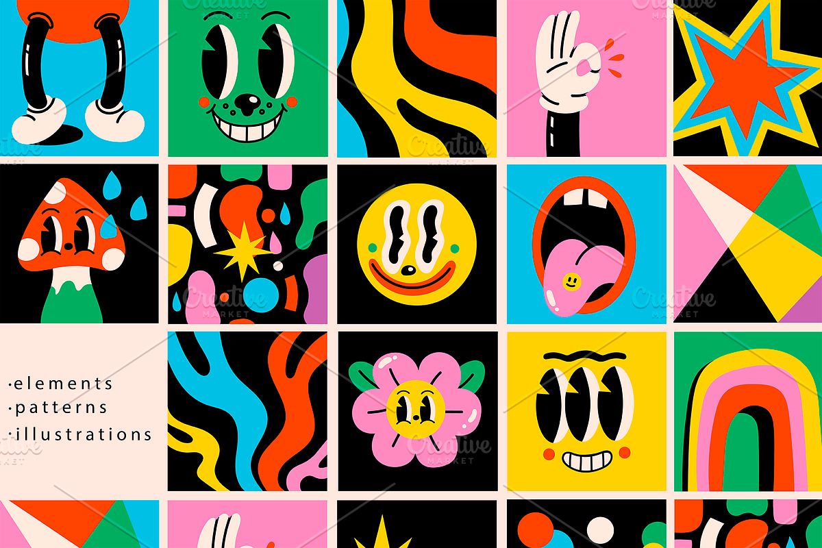 FUNKY creative kit, a Decorative Illustration by Twisted Tail (Photo 2 of 7)