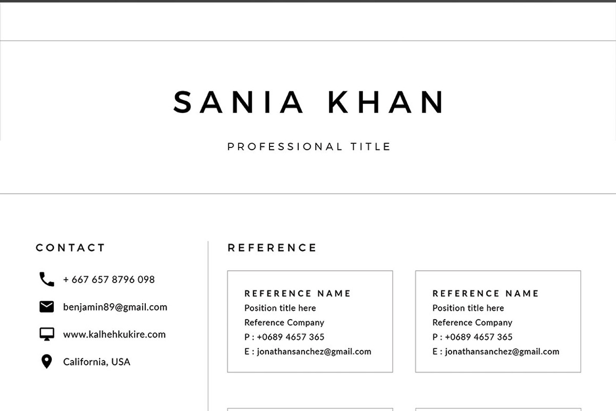 Resume Template/CV, a Resume Template by Symie Design (Photo 7 of 7)