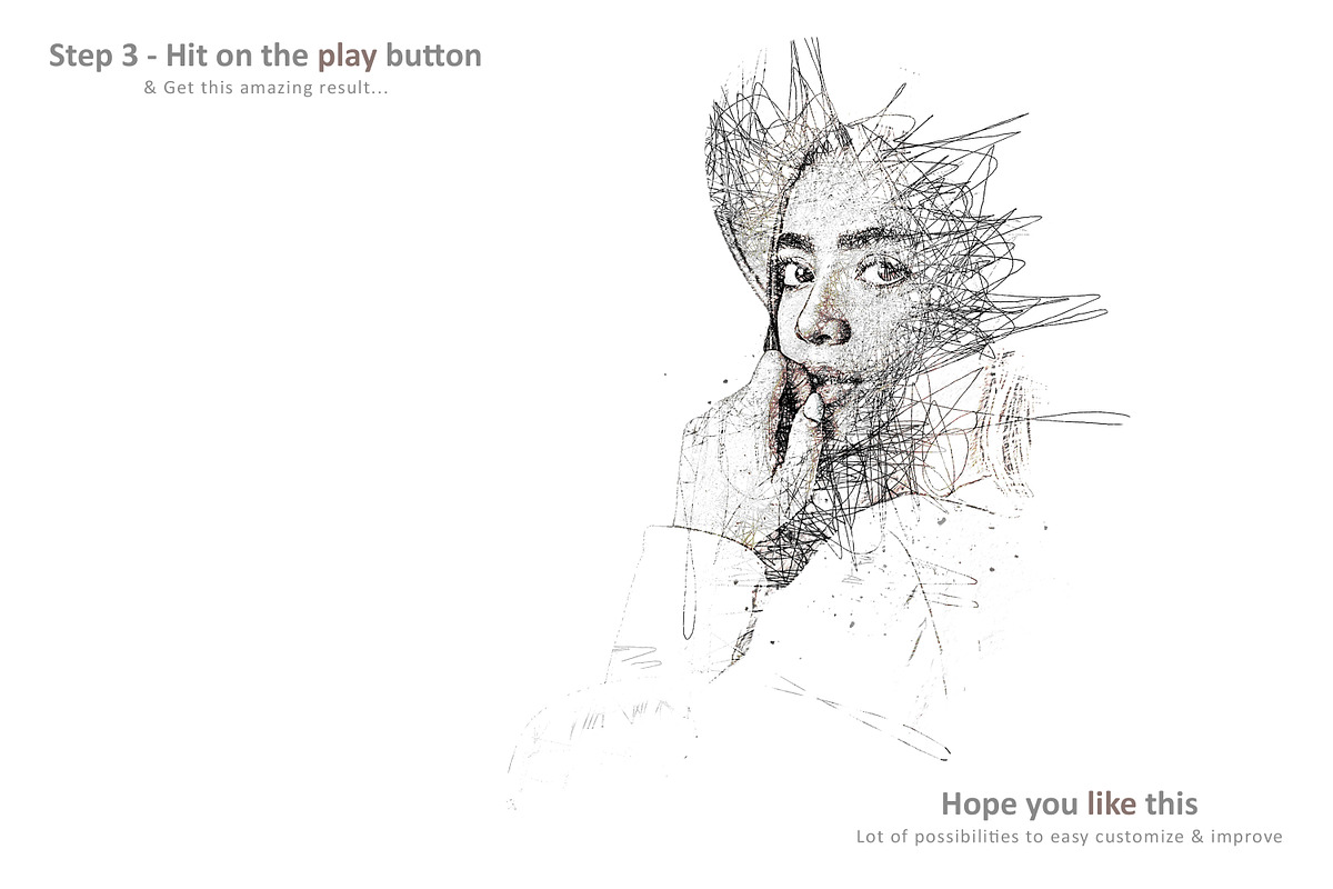 Scribble Pen Sketch - PS Action, an Action Add-On by A R T M A R T (Photo 3 of 10)
