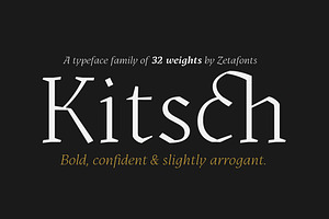 Kitsch - 32 Fonts