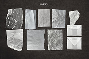 PNG Wrinkled Glued Paper Pack, an Object Graphic by Marie T (Thumbnail 8 of 16)