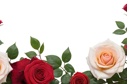 rose flowers transparent background
