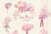 Cottage Core PNG Florals Bundle, a Decorative Illustration by whiteheartdesign (Thumbnail 17 of 48)