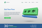 Finance Landing Pages, a Templates & Theme by Odeniz (Thumbnail 2 of 31)