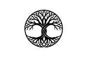 Sacred Tree of Life Vector Bundle, an Illustration by Designs_River (Thumbnail 26 of 51)