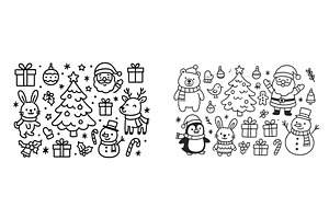 Fun Christmas-themed illustrations, a Holiday Photo by ZinetroN