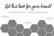 PSD Honeycombe Template, a Presentation Template by JanaBishopCollection (Thumbnail 2 of 6)