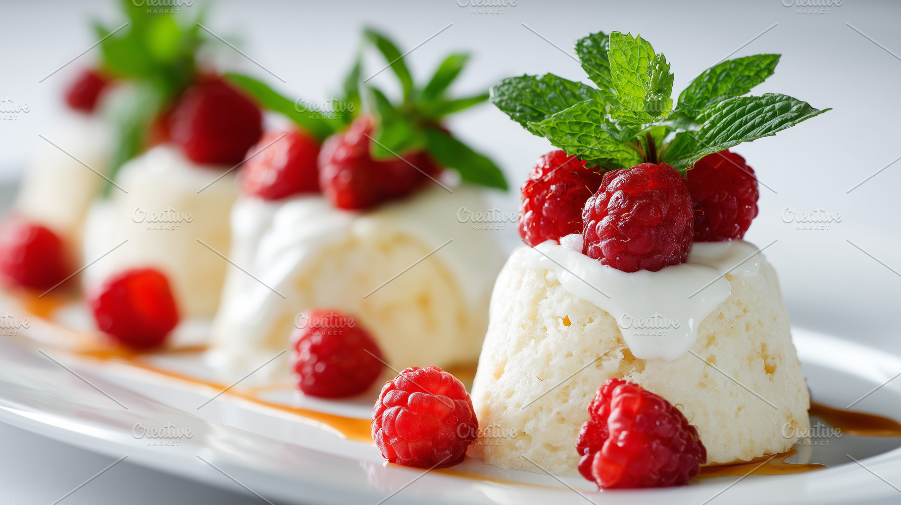 Elegant cottage cheese desserts, a Food & Drink Photo by MistyDay
