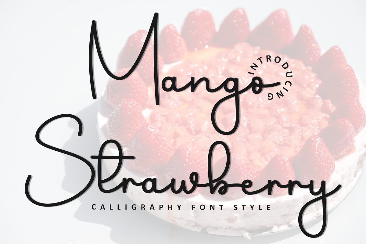 Mango, a Handwritten Font by InermediaSTUDIO (Photo 1 of 8)