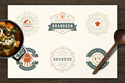 Restaurant Logos & Badges Bundle, a Branding & Logo Template by Vasya Kobelev (Thumbnail 17 of 54)