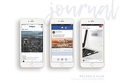 Journal Social Media template pack, a Social Media Template by Katy Clemmans (Thumbnail 4 of 7)