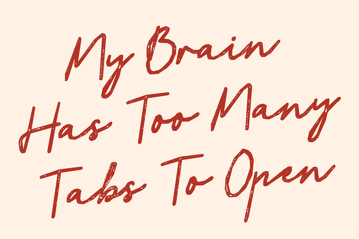 CS Ruska Stamp, a Script Font by Craft Supply Co. (Photo 5 of 8)