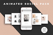 ANIMATED Minimalist Social Media Kit, a Social Media Template by Ruby&Heart Studio (Thumbnail 1 of 12)