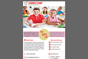 Summer Camp School Admission Flyer, a Flyer Template by PenciGraphics (Thumbnail 2 of 2)