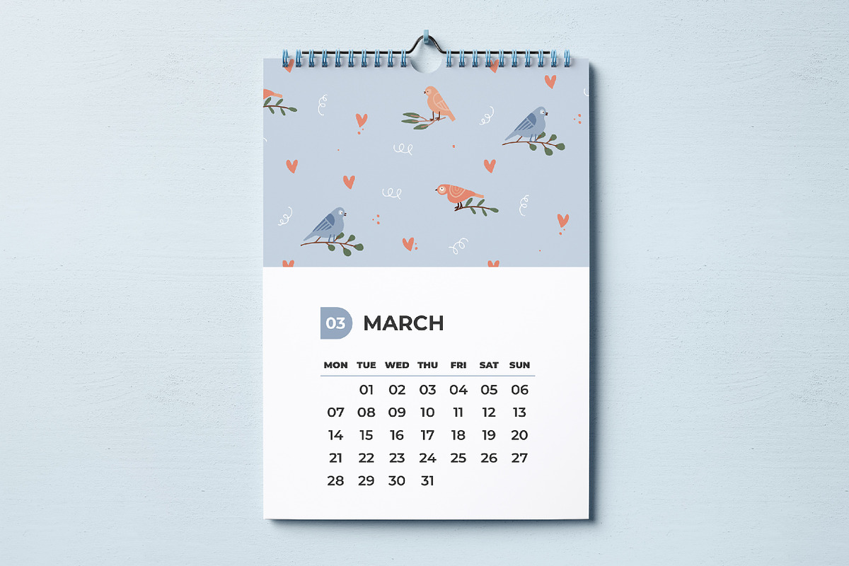 Cozy 2022 calendars collection, a Stationery Template by Lana Sham (Photo 5 of 10)