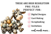 Whimsical Easter Goat Clipart, an Illustration by OK Design (Thumbnail 4 of 6)