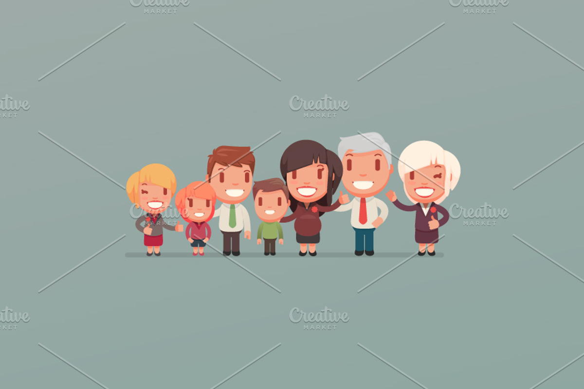 Family big set 1: Diversity, a Person Illustration by Beatriz Gascón (Photo 3 of 4)