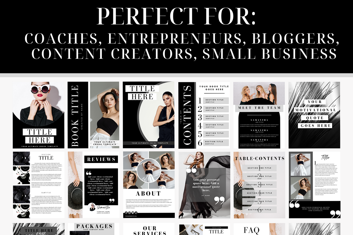 Ebook Creator Canva Template, a Magazine Template by Oh So Social Boutique (Photo 3 of 4)