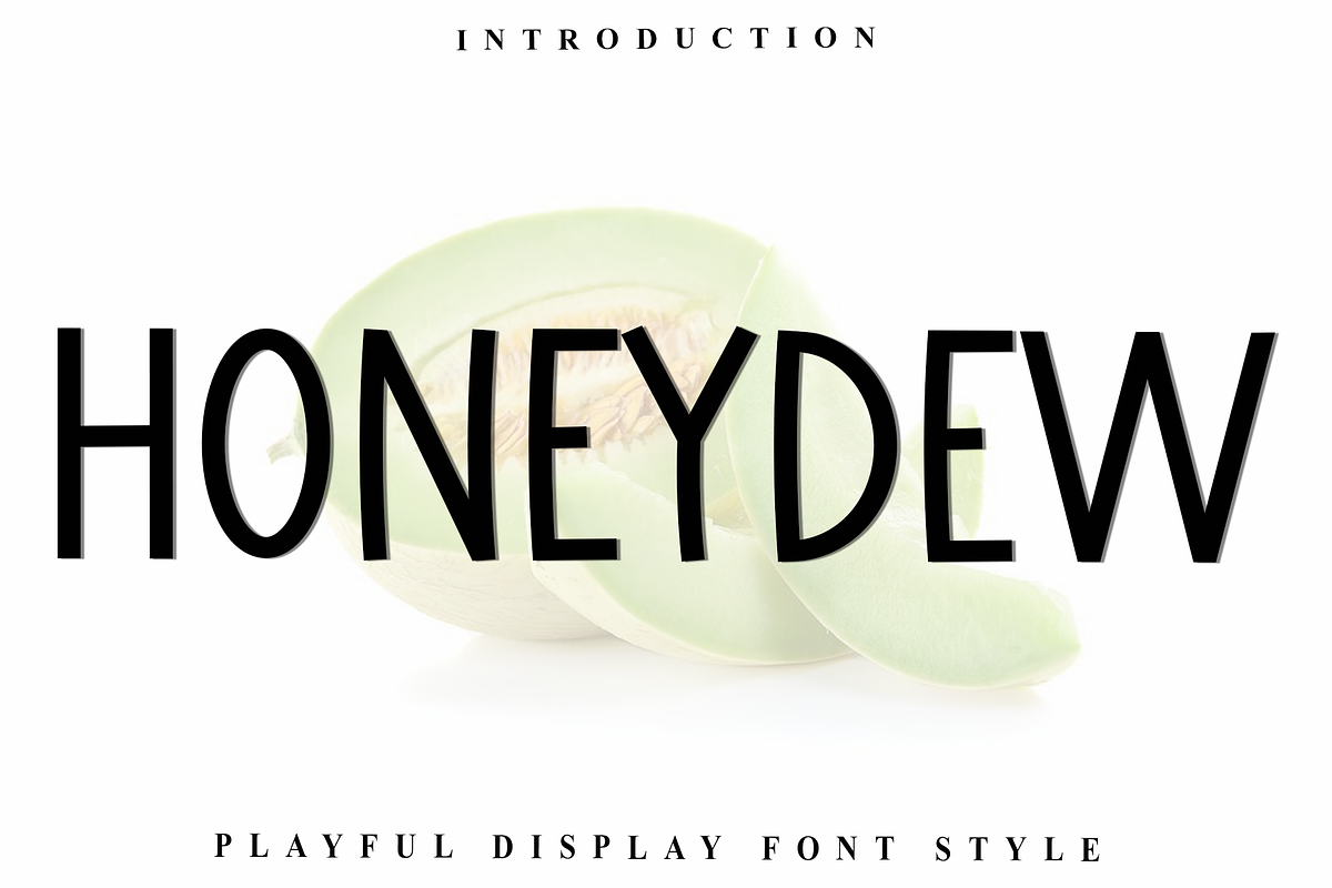 Honeydew, a Sans Serif Font by FreshTypeINK (Photo 1 of 8)