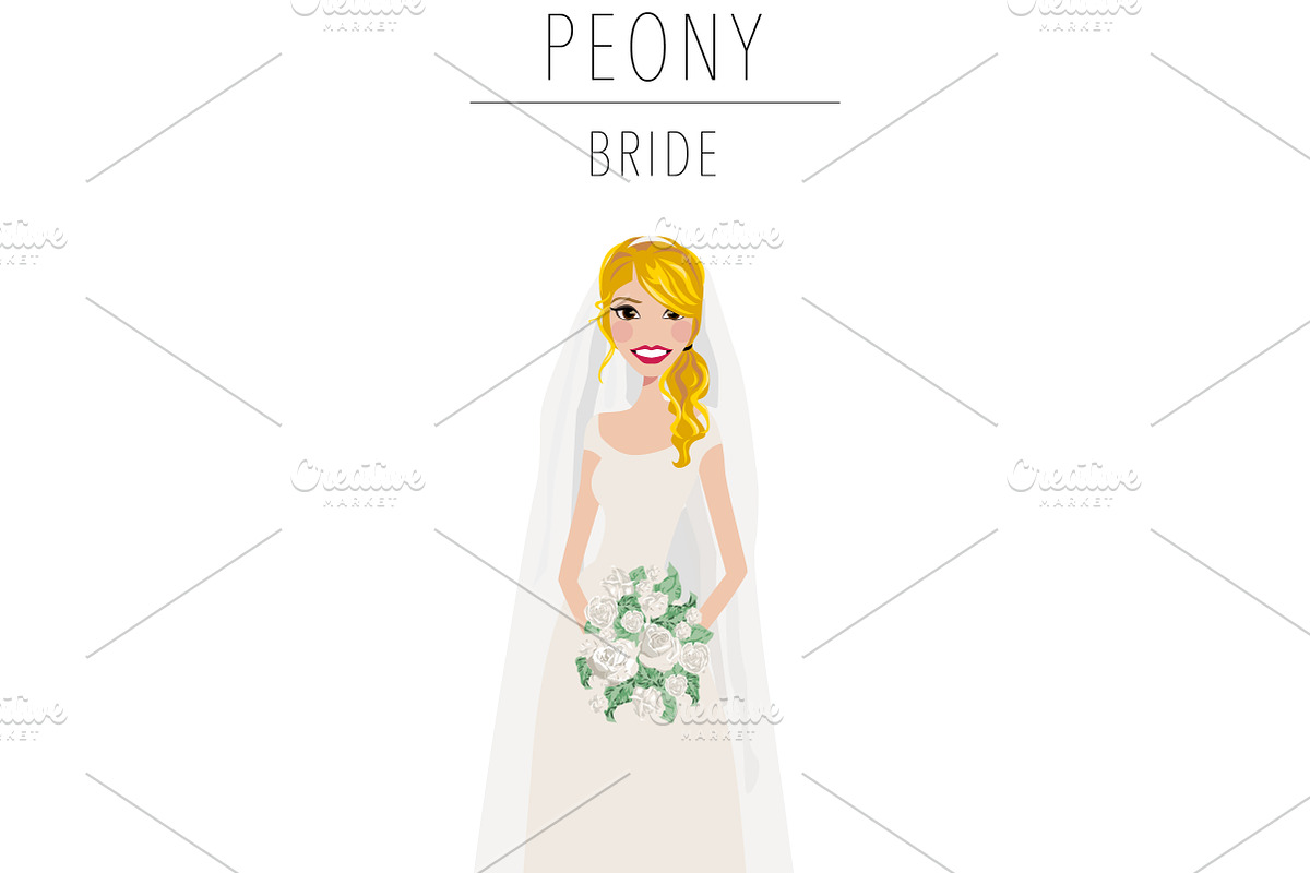 Bride Portrait Creator | Wedding Art, a Person Illustration by Lauren Lesley Studio (Photo 22 of 29)