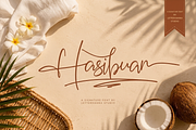 Hasibuan Font, a Script Font by Letterhanna Studio (Thumbnail 1 of 17)