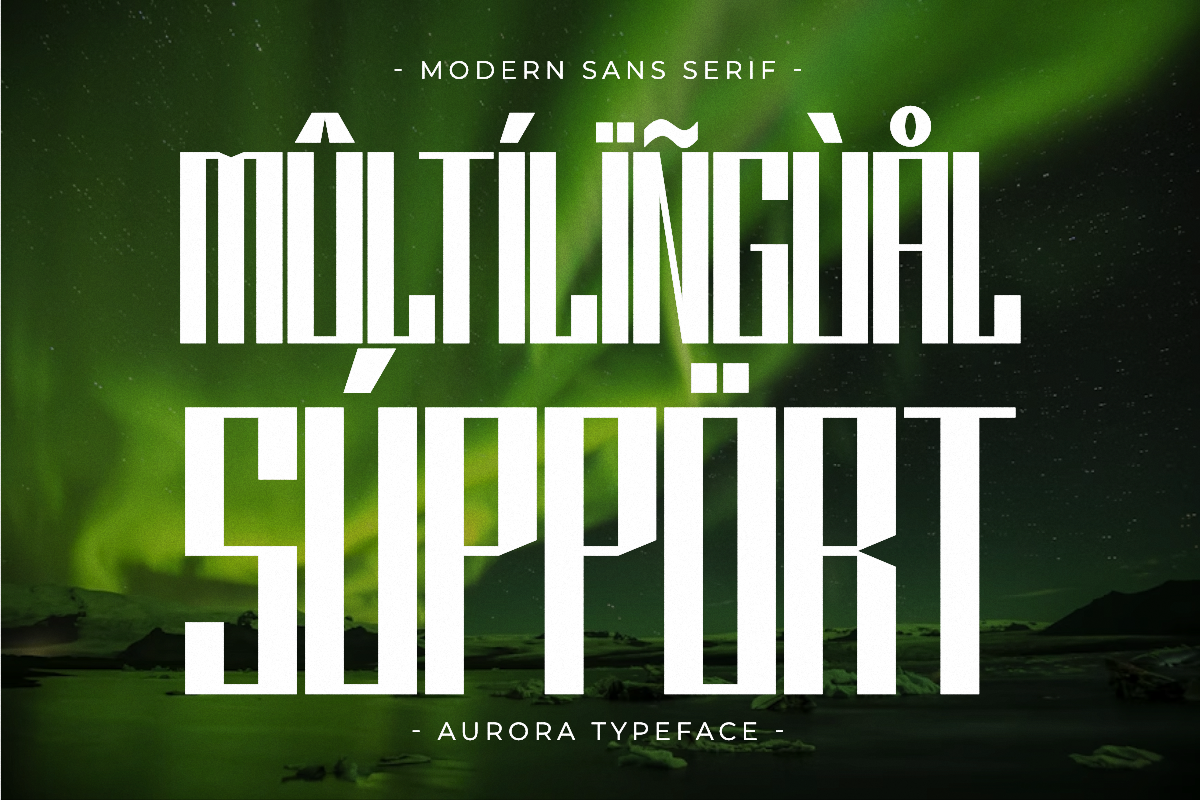 Aurora - Condensed Sans Serif, a Sans Serif Font by Pian45 Studio (Photo 4 of 8)
