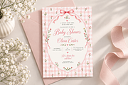 Blush Pink Floral Invitation Frames, a Background Graphic by by creative paper (Thumbnail 7 of 7)