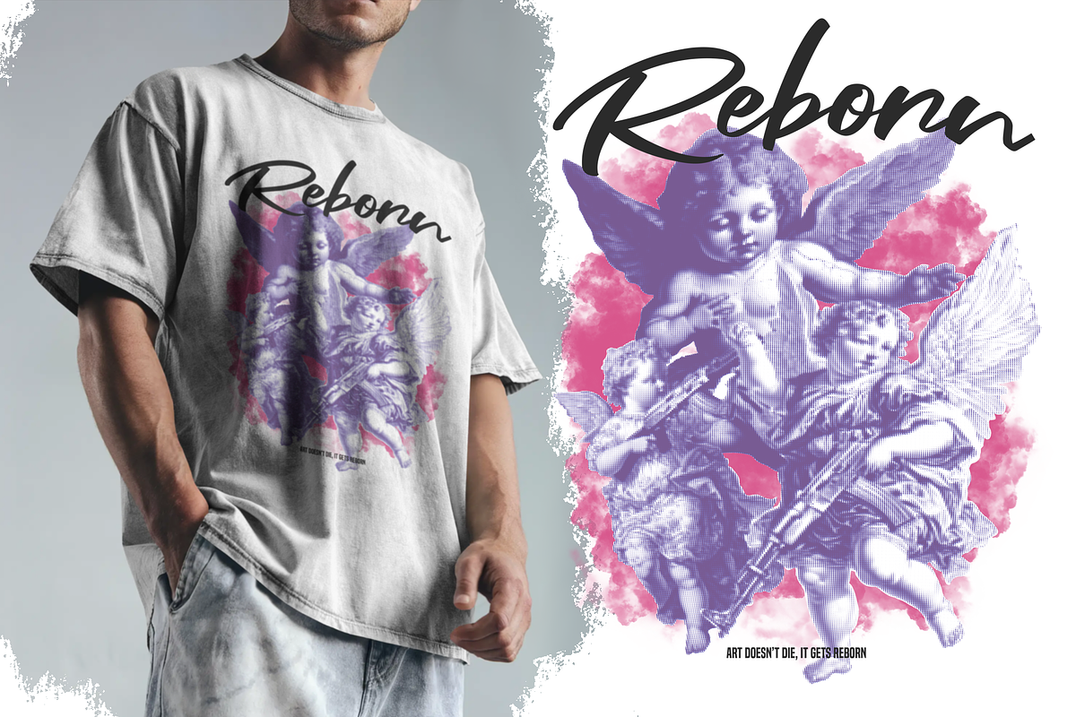 Streetwear T-Shirt Design Bundle v1, an Object Graphic by Pries Studio (Photo 4 of 6)