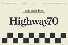 Highway 70 - Retro Serif