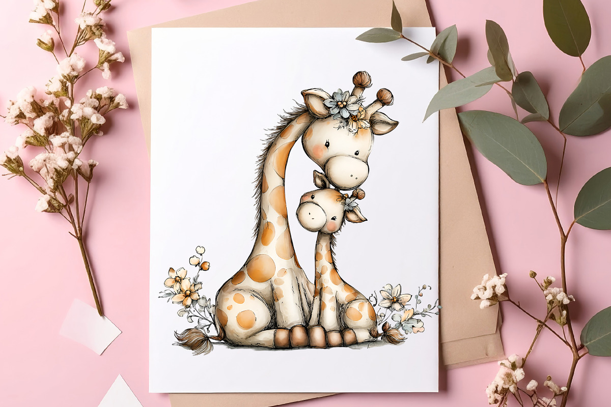 Whimsical Father's Day Animals PNG, an Illustration by SinaCreation (Photo 4 of 9)