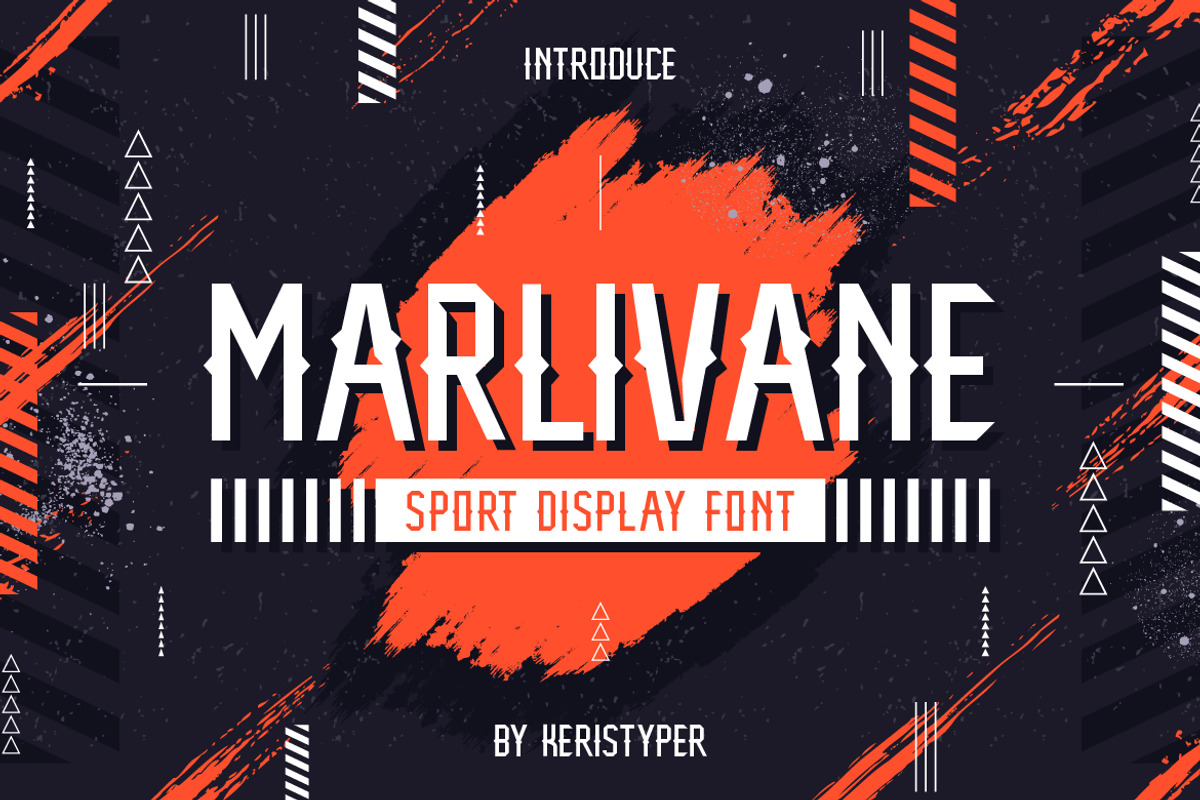 Marlivane, a Sans Serif Font by kerismaker (Photo 1 of 12)