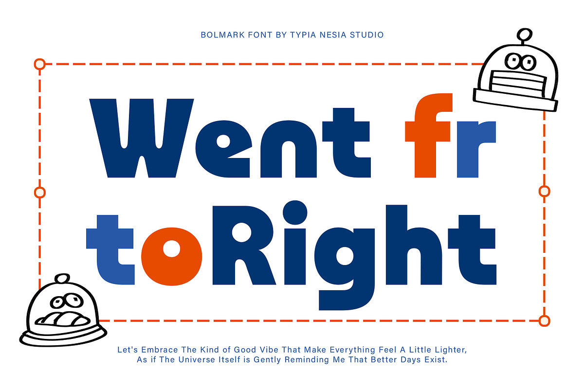 Bolmark – Retro Bauhaus Bold Sans, a Sans Serif Font by Typia Nesia (Photo 4 of 12)
