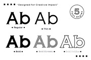Fox Damian: 5 Font Styles, a Serif Font by Fox7 By Rattana (Thumbnail 2 of 15)