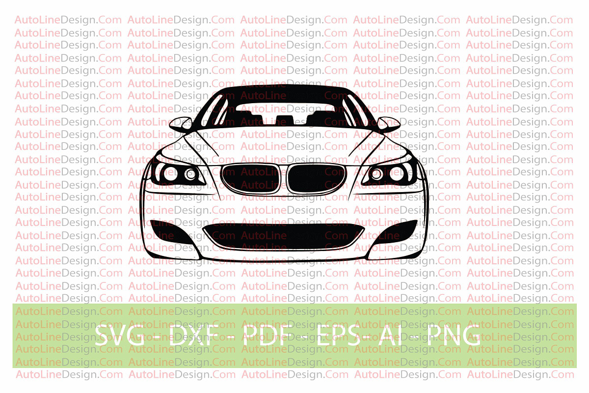 M5 E60 Drift Car Vector, a Transportation Illustration by AutoLineDesign