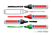 Thick & Dry Marker Brushes, a Brush Add-On by Side Project (Thumbnail 3 of 6)