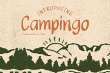 Campingo handwritten font