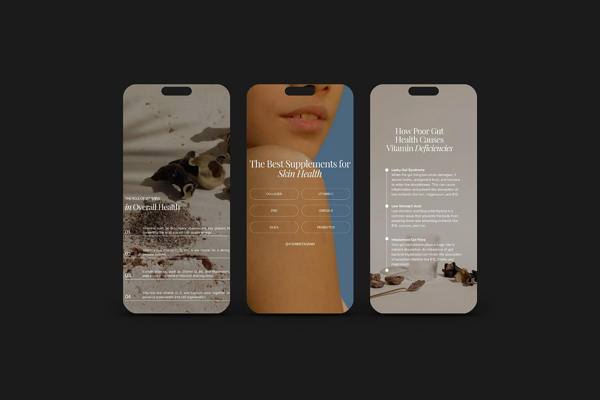 Supplements and Vitamins Templates, a Social Media Template by Terraa Studio Design (Photo 5 of 8)