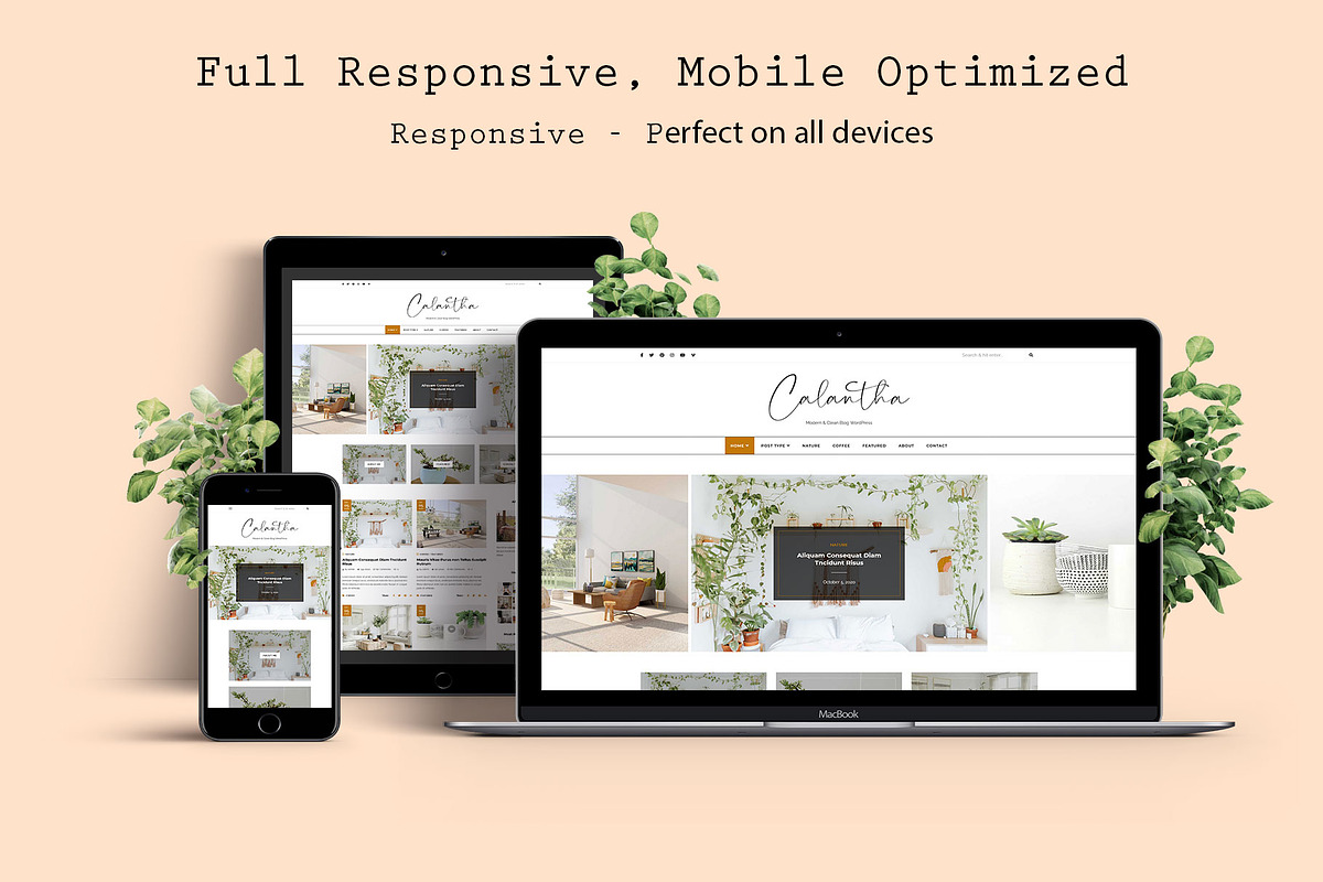 Calantha -  Blog WordPress Theme, a WordPress Template by azuratheme (Photo 4 of 5)