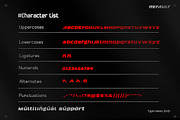 Refault, a Sans Serif Font by Typia Nesia (Thumbnail 10 of 10)