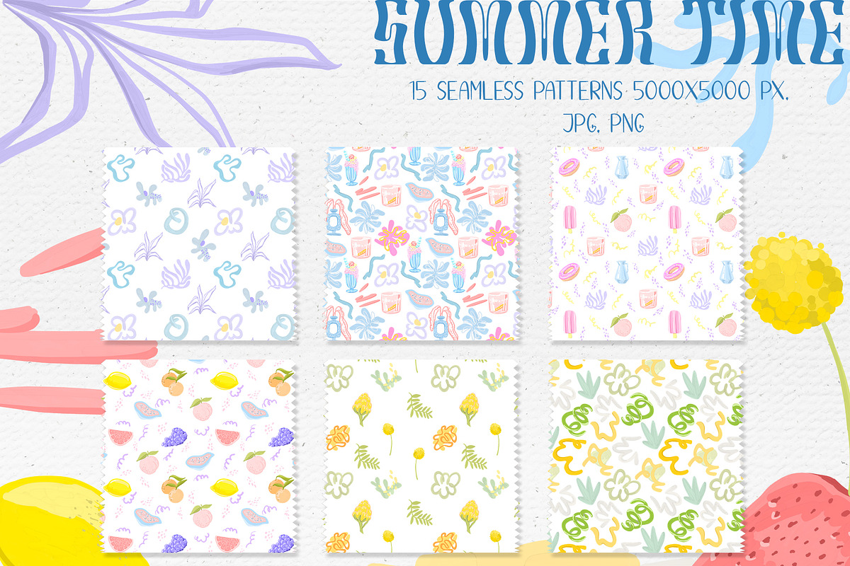 Collection of Summer Time, a Pattern Graphic by Antikva17 (Photo 4 of 13)