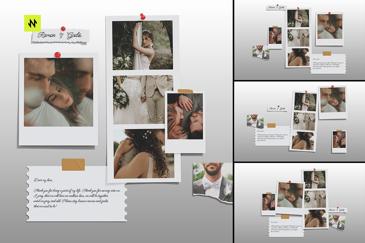 Polaroid Mockup, a Print Template by Neermana (Photo 1 of 9)