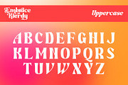 Embrace Kierdy - Serif Display Font, a Serif Font by Rishsketch (Thumbnail 9 of 15)